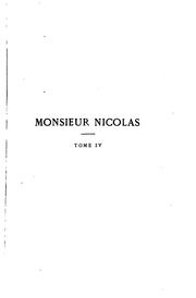 Cover of: MONSIEUR NICOLAS by TOMEIV