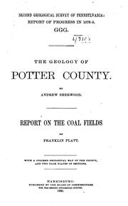 Cover of: The Geology of Potter County