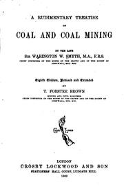 Cover of: A Rudimentary Treatise on Coal and Coal Mining