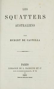 Cover of: squatters australiens