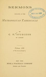 Cover of: Sermons of Rev. C.H. Spurgeon of London.
