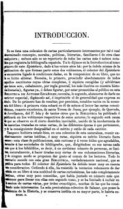Cover of: Epistolario Español: Coleccion de Cartas de Españoles Ilustres Antiguos Y Modernos, Recogida Y ...
