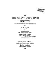 Cover of: In the Great God's Hair =: Surāsurādimānadā by Francis William Bain