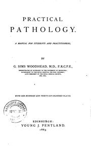 Cover of: Practical Pathology. A manual for students and practitioners.