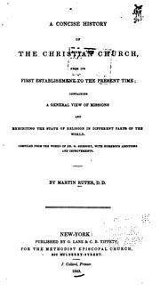 Cover of: A Concise History of the Christian Church: From Its First Establishment to the Present Time by George Gregory, George Gregory