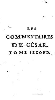 Cover of: Les commentaires de César