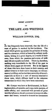Cover of: The Task: A Poem. In Six Books by William Cowper