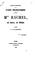 Cover of: Quelques réflexions sur l'art dramatique: Mlle. Rachel, ses succès, ses défauts