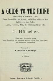 Cover of: A guide to the Rhine by G. Holscher