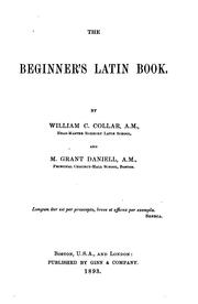Cover of: The beginner's Latin book
