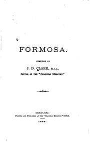 Cover of: Formosa by 