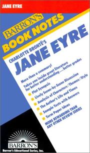 Cover of: Charlotte Brontë's Jane Eyre by Joyce Milton