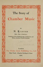 Cover of: story of chamber music | N. Kilburn
