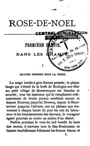 Cover of: Rose-de-Noël by Charles d' Héricault