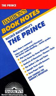 Niccolò Machiavelli's The prince by Gerald Lee Ratliff