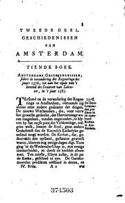 Amsterdam in zyne Opkomst, Aanwas, Geschiedenissen, Voorregten, Koophandel, Gebouwen .. by Jan Wagenaar