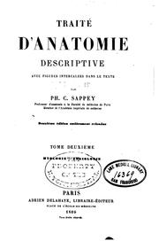 Cover of: Traité d'anatomie descriptive. v.4, 1873