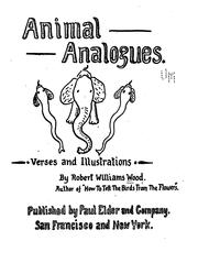 Cover of: Animal Analogues: Verses and Illustrations