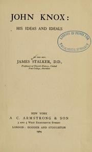 Cover of: John Knox by James Stalker