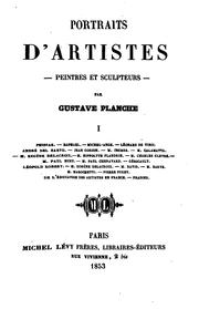 Cover of: Portraits d'artistes: peintres et sculptreurs