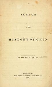 Cover of: sketch of the history of Ohio.