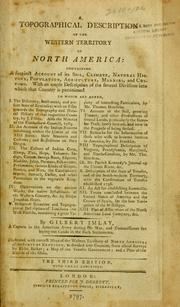 Cover of: A topographical description of the western territory of North America by Gilbert Imlay