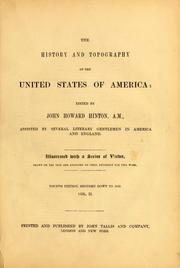 Cover of: The history and topography of the United States of America