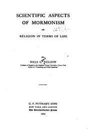 Cover of: Scientific Aspects of Mormonism by Nels Lars Nelson