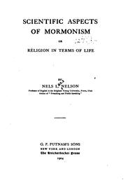 Cover of: Scientific Aspects of Mormonism