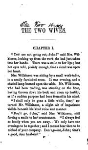 Cover of: The Two Wives: Or, Lost and Won