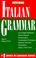 Cover of: Italian grammar