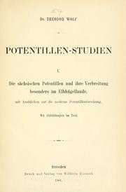Cover of: Potentillen-Studien