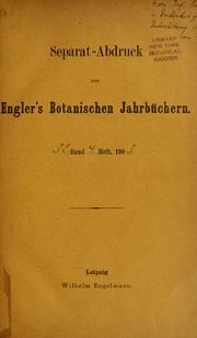 Cover of: Monographie der Gattung Cardamine