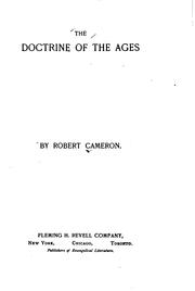 Cover of: The Doctrine of the Ages