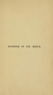 Cover of: Handbook of the Irideae. | John Gilbert Baker
