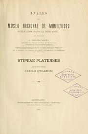 Cover of: Stipeae Platenses