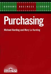 Cover of: Purchasing by Michael Harding