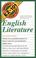 Cover of: English literature