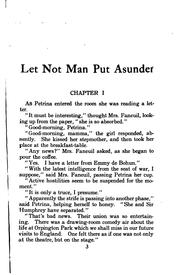 Cover of: Let Not Man Put Asunder: A Novel