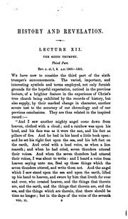 Cover of: History and revelation, the correspondence of the predictions of the Apocalypse with the marked ... by James H. Braund