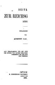 Cover of: Briefe und Akten zur Geschichte des sechzehnten Jahrhunderts mit besonderer ...