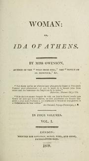 Cover of: Woman: or Ida of Athens. by Lady Morgan