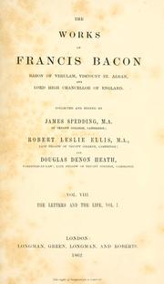 Cover of: The  works of Francis Bacon ... by Francis Bacon