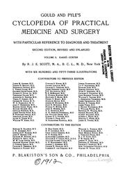 Cover of: Gould and Pyle's Cyclopedia of Practical Medicine and Surgery: With ...