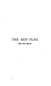 Cover of: The Red Flag: & Other Poems by Roden Berkeley Wriothesley Noel