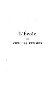 Cover of: L'école des vieilles femmes by Jean Lorrain