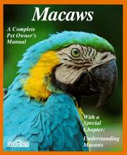 Macaws by Roger G. Sweeney