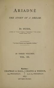 Cover of: Ariadnê: the story of a dream
