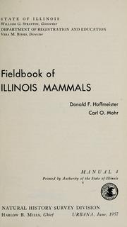 Cover of: Fieldbook of Illinois mammals