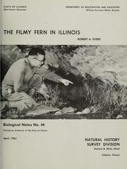 Cover of: The filmy fern in Illinois by Robert A. Evers